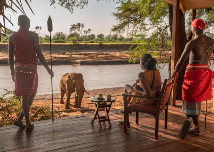 exclusive private accommodation right in the wilderness of Kenya on luxury safari adventures with Nandi Adventures